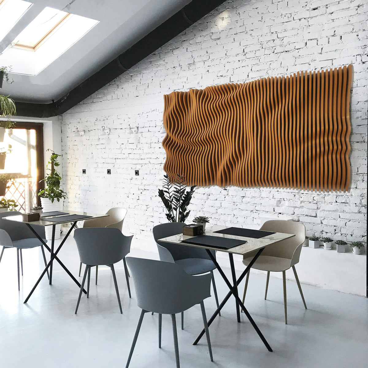 Lava, Abstract Wavy Parametric 3D Wall Decor  3D Wall Art.